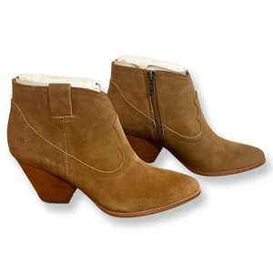 Frye Western Reina Booties in Cognac Size 7